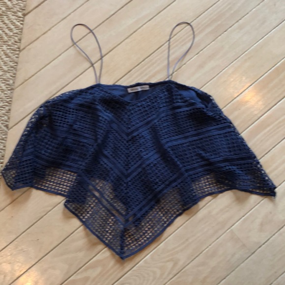 NWOT Zara flutter Boho crop top - Picture 2 of 13